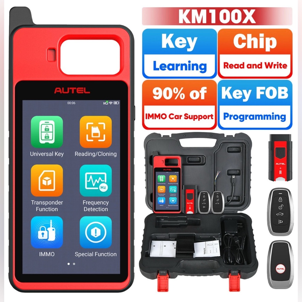 Autel KM100 KM100X KM100E Auto VIN IMMO Key Programming Diagnostic Scanner Tool